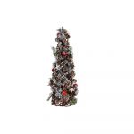 DKD Home Decor Árvore de Natal Rotim Nevado (19 x 19 x 50 cm) - S3035695