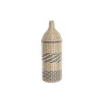DKD Home Decor Vaso Fibra Natural Cinzento (20 x 20 x 60 cm) - S3031005