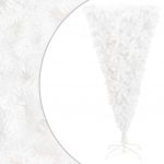 Árvore de Natal Artificial Invertida com Suporte 180 cm Branco - 344667