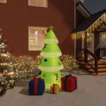 Árvore Natal Insuflável com Luzes LED 240 cm - 345292