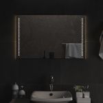 Espelho de Casa de Banho com Luzes LED 50x80 cm - 3154050