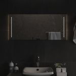 Espelho de Casa de Banho com Luzes LED 40x90 cm - 3154052