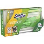 Swiffer Kit Pet/Animais (1 Cabo de Mão + 1 Recarga + 1 Cabo Chão + 8 Recargas)