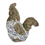 Ibergarden Figura Decorativa para Jardim Mosaico Galo Poliresina (22,5 x 46 x 41,5 cm) - S3610572