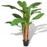 Planta Bananeira Artificial com Vaso 175 cm Verde - 244455