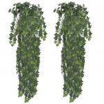 Arbusto de Hera, Artificial, em Verde, 2 Peças, 90 cm - 241366