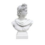 DKD Home Decor Figura Decorativa Apollo Branco Resina (13,7 x 7,5 x 19,5 cm) - S3039644