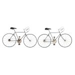 DKD Home Decor Figura Decorativa Bicicleta Metal (78 x 2,5 x 45 cm) (2 Unidades) - S3039406