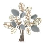 DKD Home Decor Decoração de Parede Árvore Metal Multicolor Moderno (96 x 7,6 x 100 cm) - S3039384