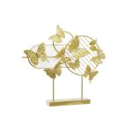 DKD Home Decor Figura Decorativa Dourado Metal Borboletas (63 x 9 x 58,4 cm) - S3039308