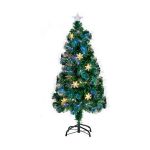 Krist+ Árvore de Natal com Estrela Leve led Metal Verde Plástico (80 x 80 x 180 cm) - S3612809
