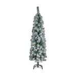 Krist+ Árvore de Natal Metal Branco Verde Plástico (Ø 50 x 100 cm) - S3612777
