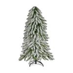 Krist+ Árvore de Natal Metal Branco Verde Plástico (Ø 90 x 210 cm) - S3612773