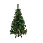 Krist+ Árvore de Natal Vermelho Metal Verde Plástico (Ø 80 x 180 cm) - S3612763