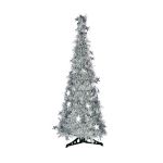 Krist+ Árvore de Natal Prateado Enfeite (37 x 37 x 105 cm) - S3612170