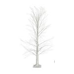 Krist+ Árvore de Natal Luzes Metal Branco Fibra Ótica (80 x 150 x 80 cm) - S3611598