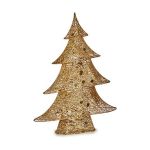 Krist+ Árvore de Natal Metal Dourado (12 x 59,5 x 48,5 cm) - S3612839