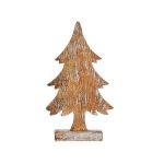 Krist+ Árvore de Natal Castanho Prateado Madeira (5 x 31 x 15 cm) - S3611874
