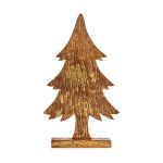 Krist+ Árvore de Natal Dourado Madeira (5 x 39 x 22 cm) - S3611870