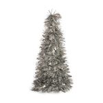 Krist+ Árvore de Natal Mate Enfeite Prateado Plástico Polipropileno (18 x 18 x 45,5 cm) - S3611858