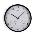 Versa Relógio de Parede Branco Plástico (4,3 X 35,5 X 35,5 cm) - S3409735