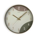 Versa Relógio de Parede Claro Plástico (4,3 X 30,5 X 30,5 cm) - S3409395