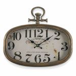Versa Relógio de Parede Chateau Metal (35 X 6 X 32,5 cm) - S3404020
