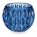 Gift Decor Castiçais Hexágonos Cristal Azul (11 x 9 x 11 cm) - S3610606