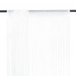 Cortinas de Fios 2 Peças 100x250 cm Branco - 132398