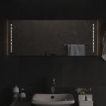 Espelho de Casa de Banho com Luzes LED 40x100 cm - 3154055