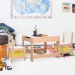 Mesa de Criança com Duas Cadeiras Mdf - 80284