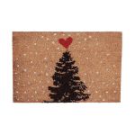Tapete House of Seasons Christmas Tree Vermelho (60 x 40 cm) - S7903808