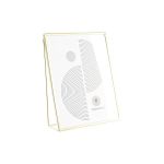 DKD Home Decor Moldura de Fotos Cristal Dourado Metal (20,5 x 6 x 25,5 cm) - S3034889