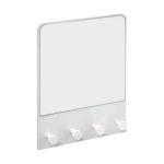 5five Espelho de Parede Expositor de Porta Branco (50 x 37 x 6 cm) - S7909913