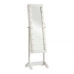Gift Decor Espelho Suporte para Jóias Branco Madeira MDF (41 x 147 x 36,5 cm) - S3609747