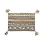 DKD Home Decor Capa de Travesseiro Multicolor Franjas (60 x 1 x 40 cm) - S3041585