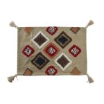 DKD Home Decor Capa de Travesseiro Multicolor Franjas (60 x 1 x 40 cm) - S3041579