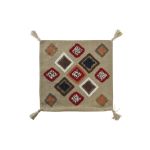 DKD Home Decor Capa de Travesseiro Multicolor Franjas (50 x 1 x 50 cm) - S3041578