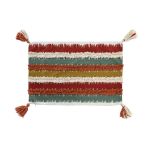 DKD Home Decor Capa de Travesseiro Riscas Multicolor (60 x 1 x 40 cm) - S3041563