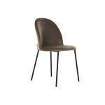 DKD Home Decor Cadeira Metal Castanho (44 X 55 X 82 cm) - 8424001778737 - S3022452