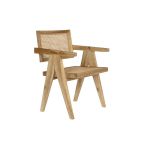 DKD Home Decor Cadeira de Sala de Jantar Natural Teca Rotim (58 X 56 X 82 cm) - 8424001992911 - S3034240