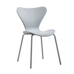 DKD Home Decor Cadeira Metal Cinzento Claro Polipropileno (pp) (48 X 50 X 83 cm) - 8424001851539 - S3023326