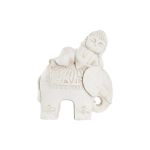 DKD Home Decor Figura Decorativa Acabamento Envelhecido Elefante Branco Oriental Magnésio (42 X 24 X 46 cm) - 8424002032135 - S3039603