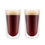 Bodum Douro Set de 2 Copos de Cerveja, Dupla Parede, 0,45 L, Transparente