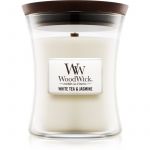 Woodwick White Tea & Jasmine Vela Perfumada com Pavio de Madeira 275g