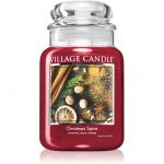 Village Classic Candle Christmas Spice Vela Perfumada (glass Lid) 602g