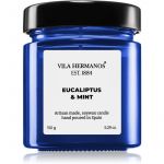 Vila Hermanos Apothecary Cobalt Blue Eucalyptus & Mint Vela Perfumada 150 g