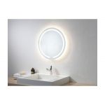 Vente Unique Espelho Casa Banho Redondo e com Leds Nerea C 60 x a 60
