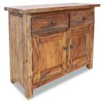 Aparador em Madeira Reciclada Maciça 75x30x65 cm - 244490