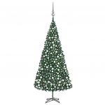 Árvore de Natal Artificial com Luzes LED e Bolas 500 cm Verde - 3077888